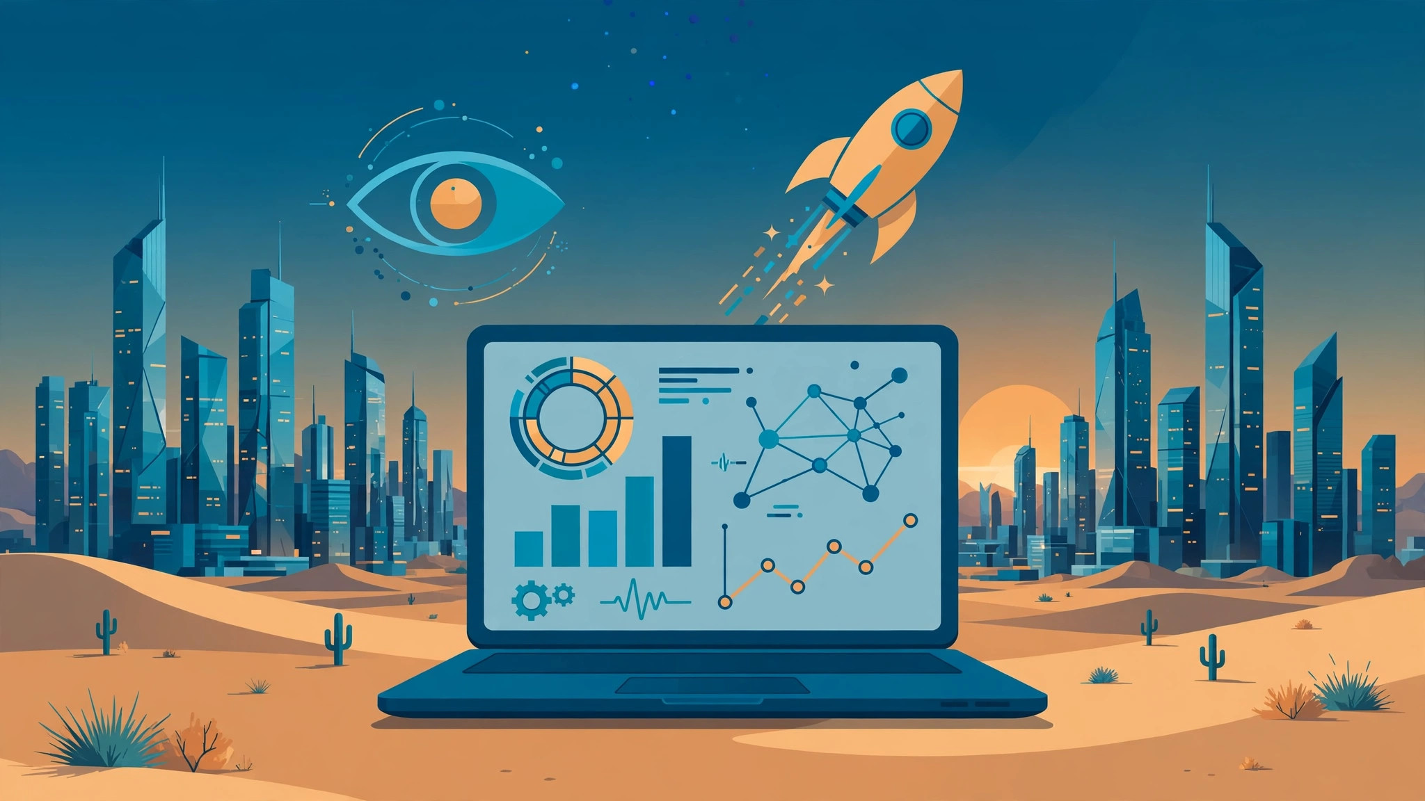 Hire a web developer in Saudi Arabia Vision 2030 guide cover